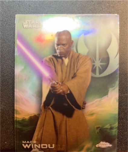 2025 Topps Chrome Star Wars #85 Mace Windu — front