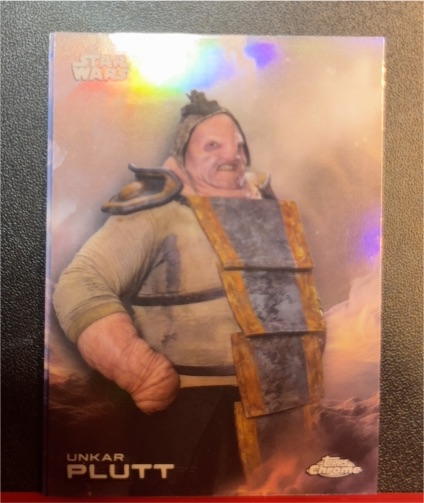 2025 Topps Chrome Star Wars #186 Unkar Plutt — front