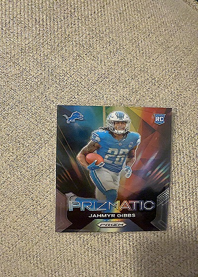 2023 Panini Prizm Prizmatic #20 Jahmyr Gibbs — front