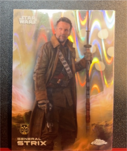 2025 Topps Chrome Star Wars General Strix — front
