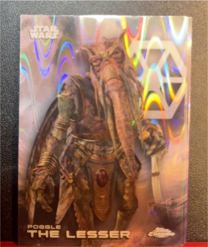 2025 Topps Chrome Star Wars #146 Poggle The Lesser — front