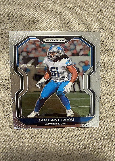 2020 Panini Prizm Football #61 Jahlani Tavai — front