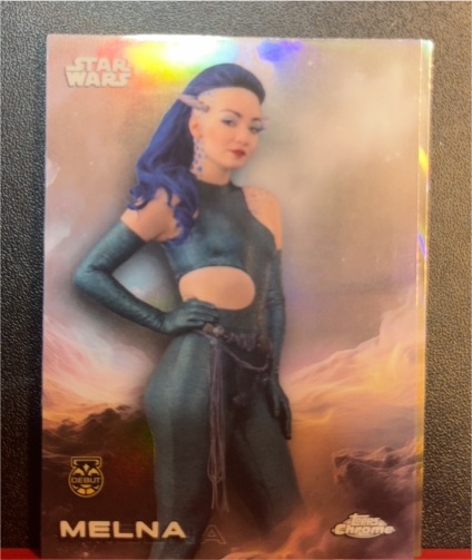 2025 Topps Chrome Star Wars #135 Melna — front