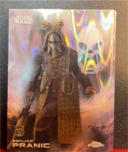 2025 Topps Chrome Star Wars #107 Benjar Pranic — front
