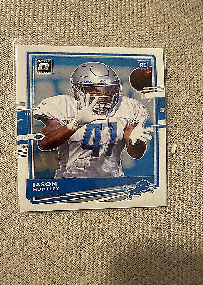 2020 Donruss Optic #104 Jason Huntley Rookie Card — front