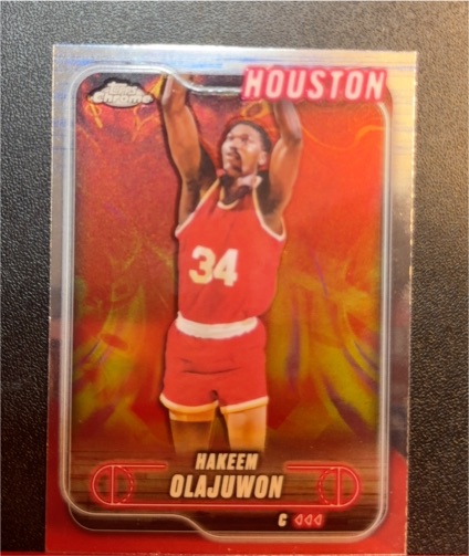 2024-25 Topps Chrome #115 Hakeem Olajuwon — front