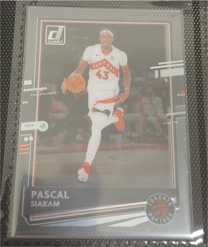 2020-21 Panini Donruss Clearly #13 Pascal Siakam — front