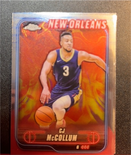 2024-25 Topps Chrome #157 CJ McCollum — front