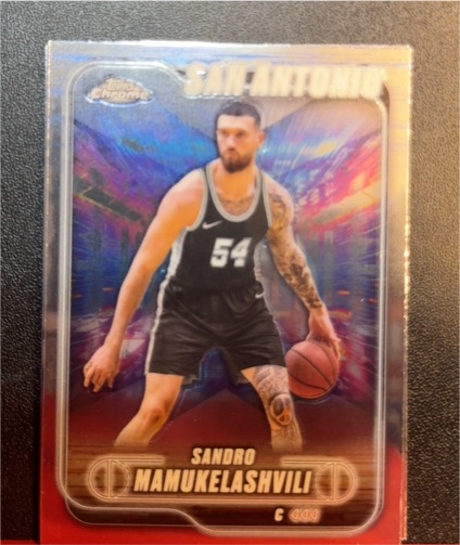2024-25 Topps Chrome #186 Sandro Mamukelashvili — front