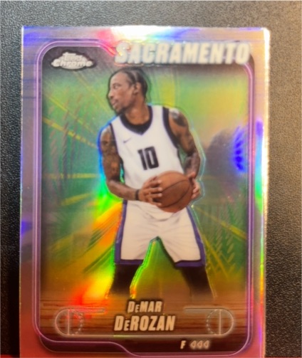 2024-25 Topps Chrome #55 DeMar DeRozan — front