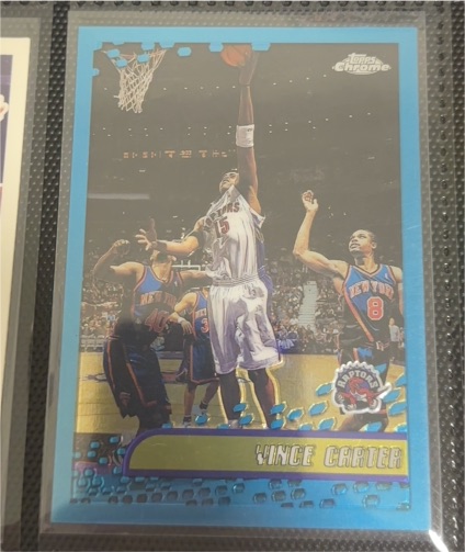 2001-02 Topps Chrome #10 Vince Carter — front