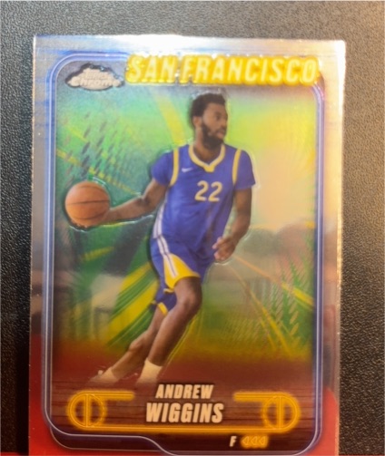 2024-25 Topps Chrome #155 Andrew Wiggins — front