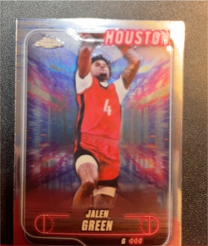 2024-25 Topps Chrome #199 Jalen Green — front