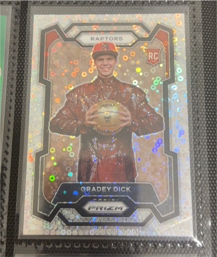 2023-24 Panini Prizm Fast Break #134 Gradey Dick — front