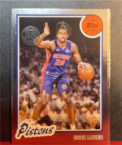 2025-26 Topps #80BK-80 Chaz Lanier 1980-81 Topps Basketball — front