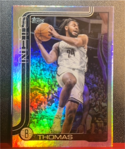 2025-26 Topps #11 Cam Thomas — front
