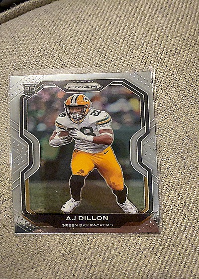 2020 Panini Prizm #364 AJ Dillon — front