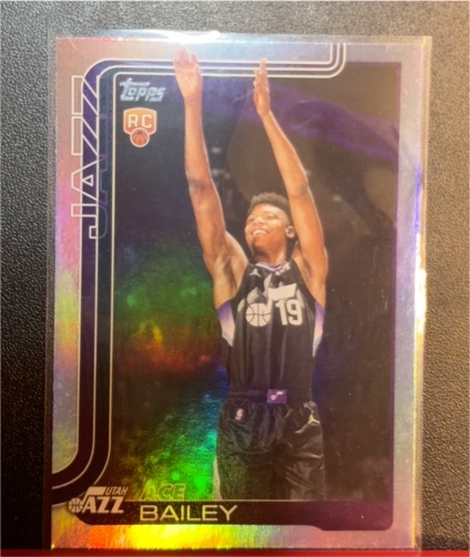 2025 Topps Basketball #205 Ace Bailey — front
