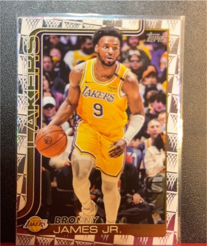 2025-26 Topps #152 Bronny James Jr. — front