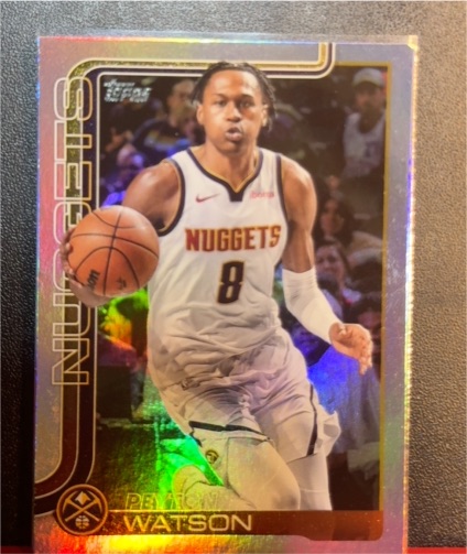 2025-26 Topps #106 Peyton Watson — front