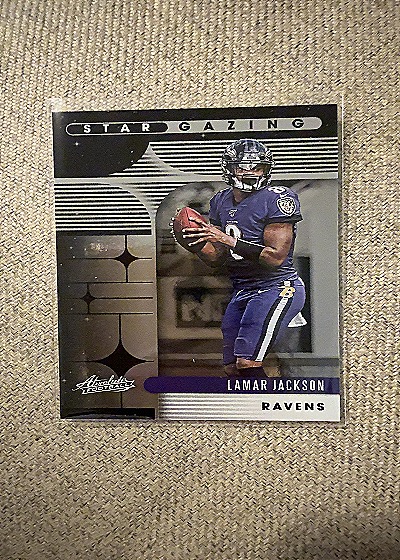 2020 Panini Absolute Star Gazing #SG-LJ Lamar Jackson — front
