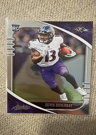 2020 Panini Absolute #132 Devin Duvernay Rookie Card — front