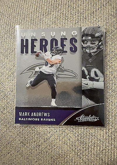 2020 Panini Absolute Football Unsung Heroes #UH-MA Mark Andrews — front