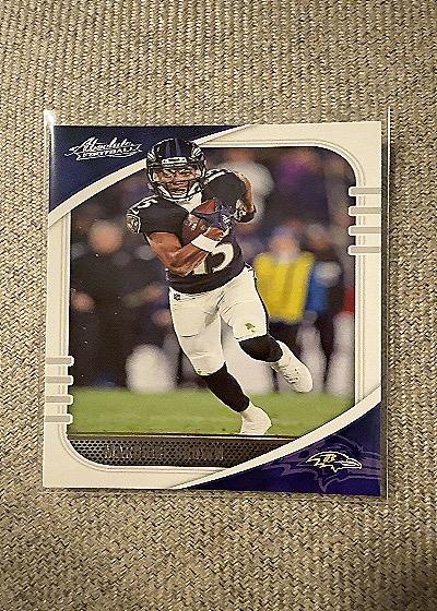2020 Panini Absolute Football Base Card Baltimore Ravens — front