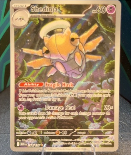 2022 Pokémon ME01: Mega Evolution #144/132 Shedinja — front