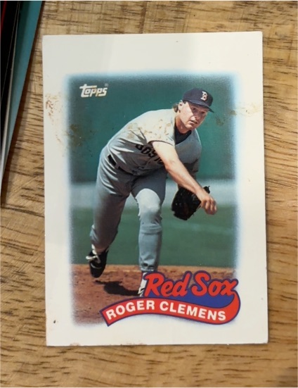 1989 Topps Mini #46 Roger Clemens — front