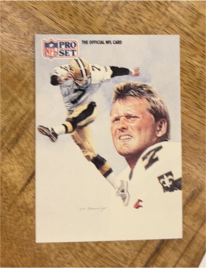 1991 Pro Set #402 Morten Andersen — front