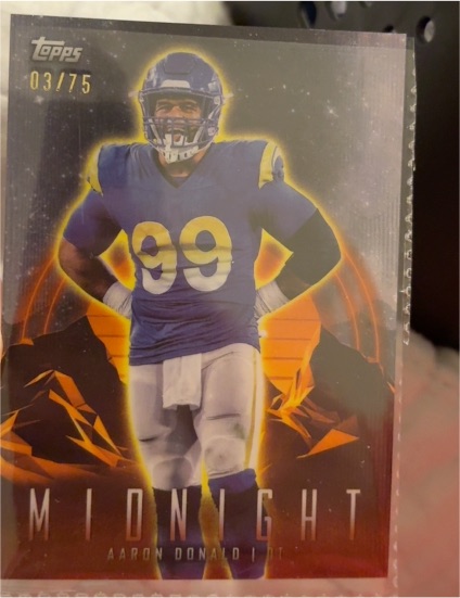2024 Topps Midnight #03/75 Aaron Donald — front