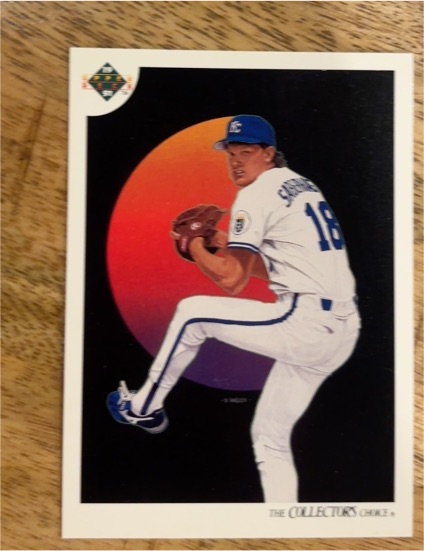 1991 Upper Deck #33 Bret Saberhagen — front