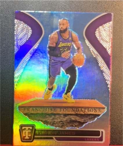 2024-25 Panini Totally Certified #20 LeBron James Franchise Foundations — front