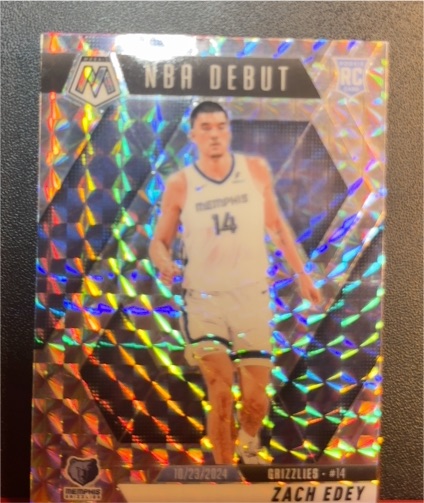 2024-25 Panini Mosaic NBA Debut #251 Zach Edey — front