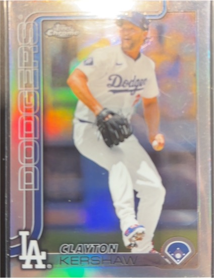 2025 Topps Chrome #88 Clayton Kershaw — front