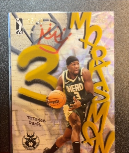 2024-25 Topps G League Marksman #MM-22 Terence Davis — front