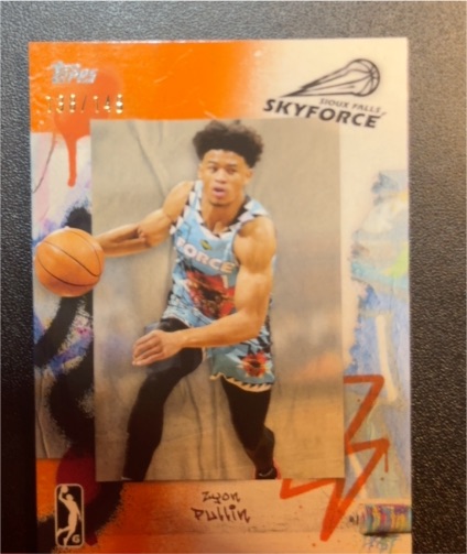 2024 Topps G-League #82 Zyon Pullin — front