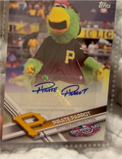 2017 Topps Opening Day Mascots #M-12 Pirate Parrot — front