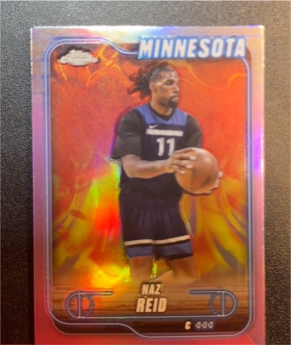 2024-25 Topps Chrome #43 Naz Reid — front