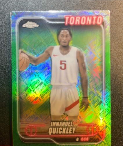 2024-25 Topps Chrome #57 Immanuel Quickley — front