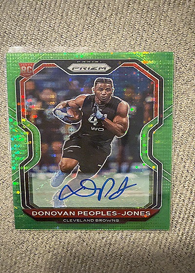 2020 Panini Prizm #319 Donovan Peoples-Jones — front