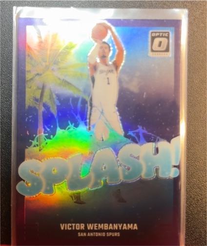 2024-25 Panini Donruss Optic #4 Victor Wembanyama Splash! — front