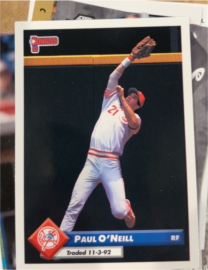 1993 Donruss #696 Paul O'Neill — front