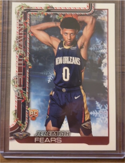 2025-26 Topps Holiday #H167 Jeremiah Fears — front