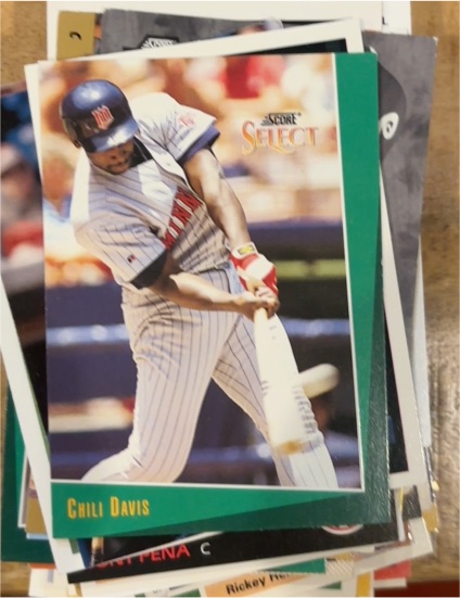 1993 Score Select Chili Davis — front