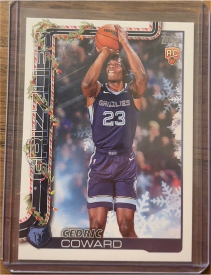2025-26 Topps #211 Cedric Coward — front