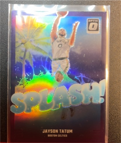2024-25 Panini Donruss Optic #11 Jayson Tatum Splash! — front