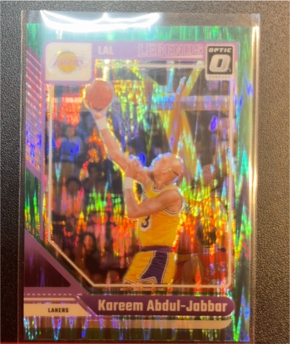2024-25 Donruss Optic Legends Purple Prizm #Kareem Abdul-Jabbar — front
