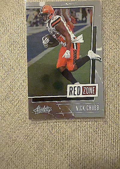 2020 Panini Absolute #RZ-NC Nick Chubb — front